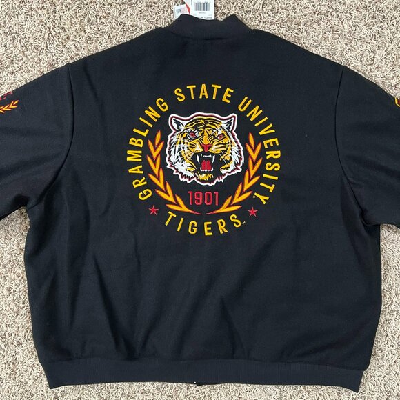 Adidas Grambling State University Tigers Dugout Jacket IU4742, Men's 2XL (New) - Picture 12 of 16